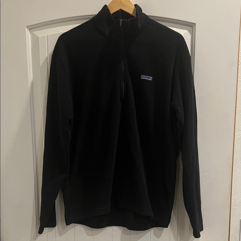 Patagonia Black Zip-Up Sweater